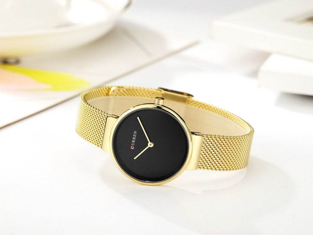 Stylish Women's Mesh Belt Quartz Watch - Casual & Business Pointer Timepiece - Emprize360