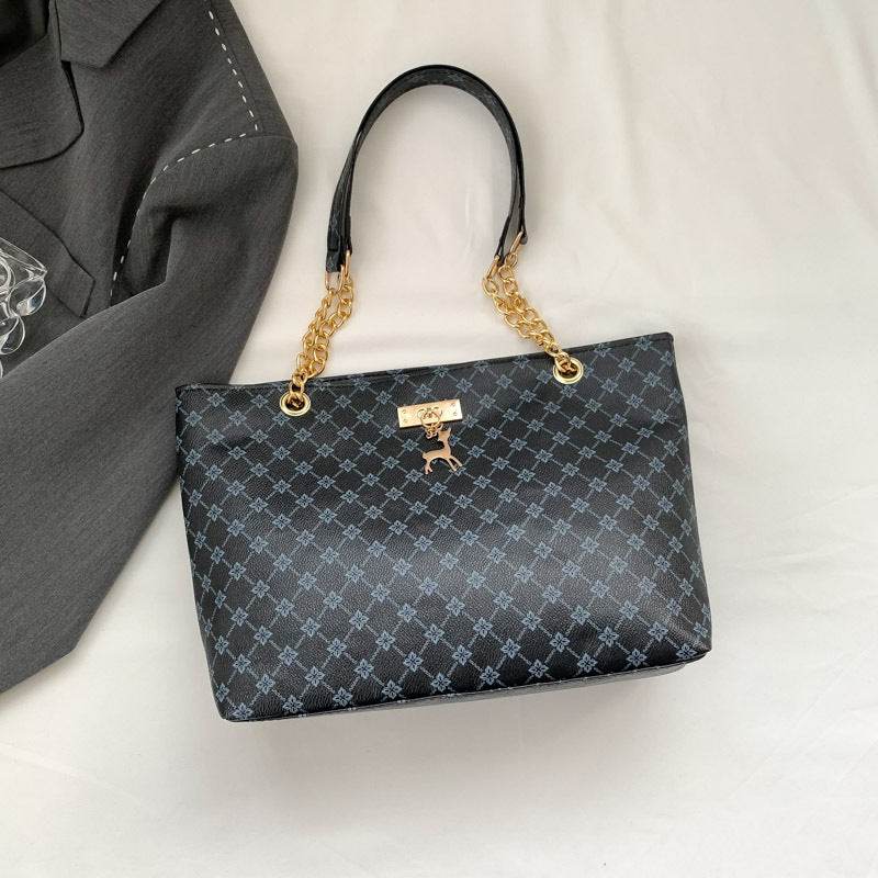 Retro Commuter Texture Chain Shoulder Bag For Women Spring - Emprize360