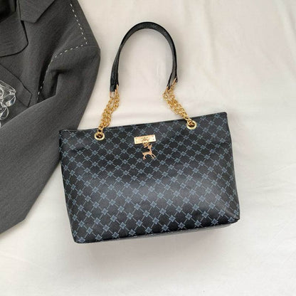 Retro Commuter Texture Chain Shoulder Bag For Women Spring - Emprize360