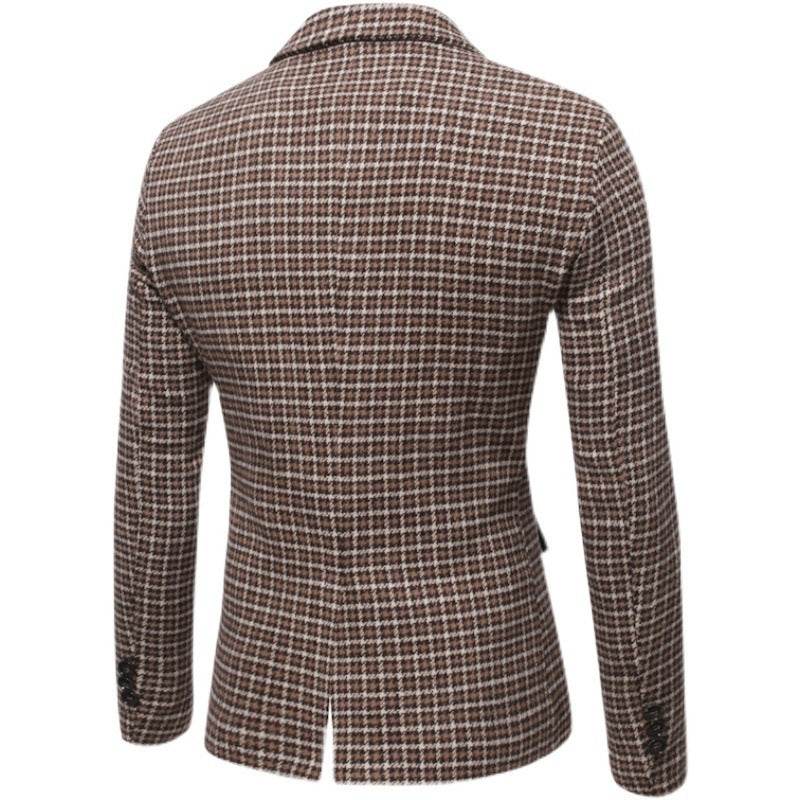 European & American British Style Men's Checkered Nishiki Suit - Emprize360