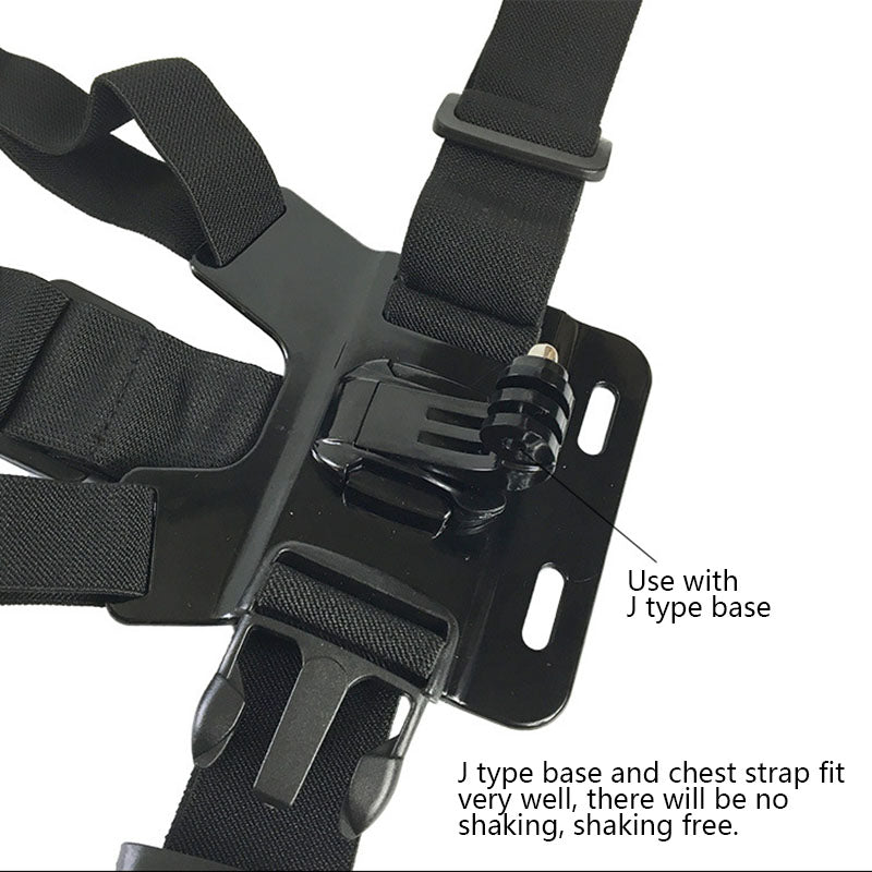 Mobile Cell Phone Clip Chest Mount - Holder Action Camera Adjustable Straps