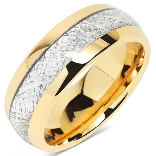 Stylish 18K Gold Micro-Set Zircon Matching Rings for Men & Women – Elegant Couple Jewelry - Emprize360