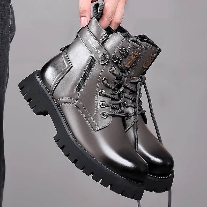 Mens Fashion Thick-soled High-top Wearable Martin Boots - Emprize360