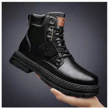 Mens Casual Biker High Top Martin Boots - Emprize360