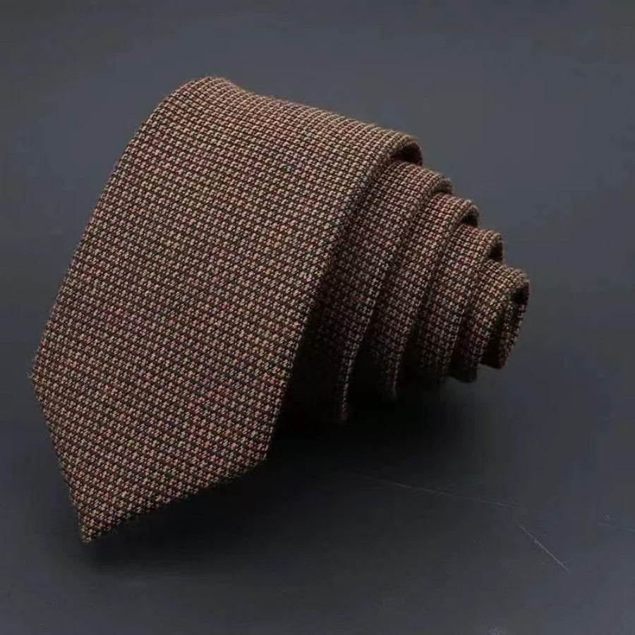 Thickened Cotton Striped Tie for Business and Formal Wear - Emprize360