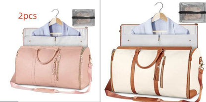 Versatile Large Capacity Waterproof Travel Duffle & Folding Suit Handbag for Women - Emprize360