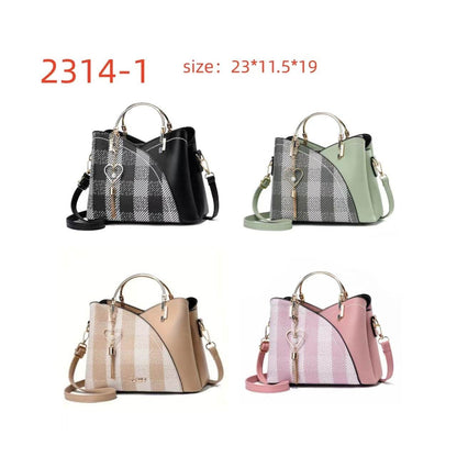 Stylish Women's Contrast Color Handbag – Fashionable Large Capacity for All Your Essentials - Emprize360