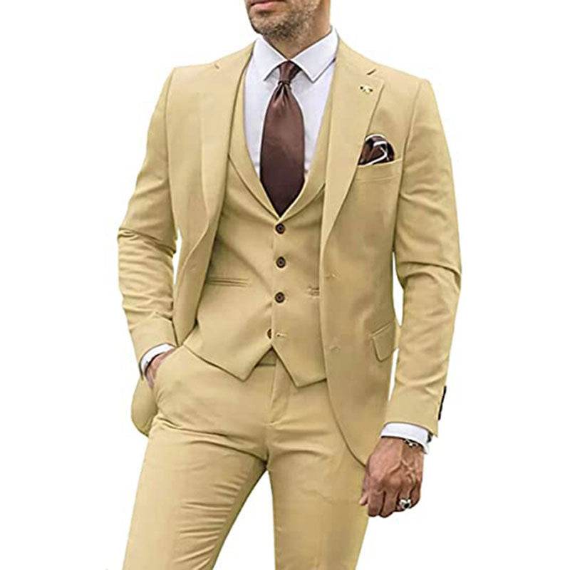 Men's Fashion Casual Slim Suit Three Pieces - Emprize360