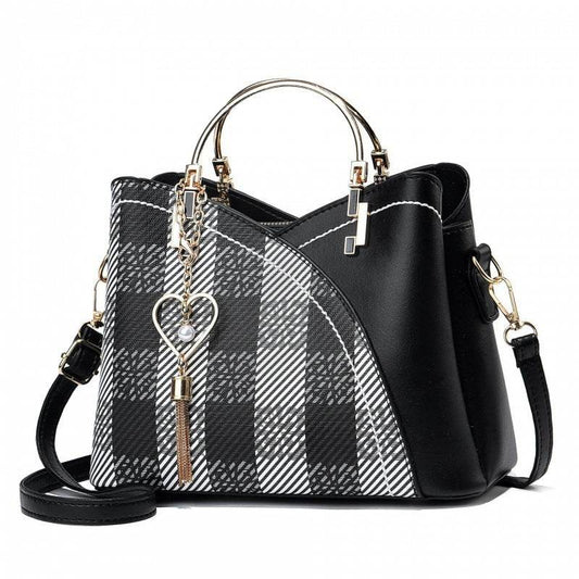 Stylish Women's Contrast Color Handbag – Fashionable Large Capacity for All Your Essentials - Emprize360