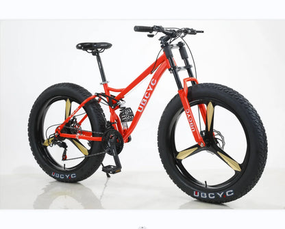 Fat Tire Mountain Bike for Adults | 26" 27.5" 29" | 21-Speed | Disc Brake | All-Terrain MTB - Emprize360