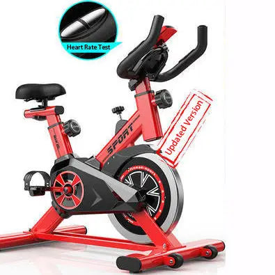Indoor Spin Bike | Home Fitness Cycling Machine | LCD Display | 120kg Capacity - Emprize360