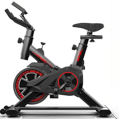 Indoor Spin Bike | Home Fitness Cycling Machine | LCD Display | 120kg Capacity - Emprize360