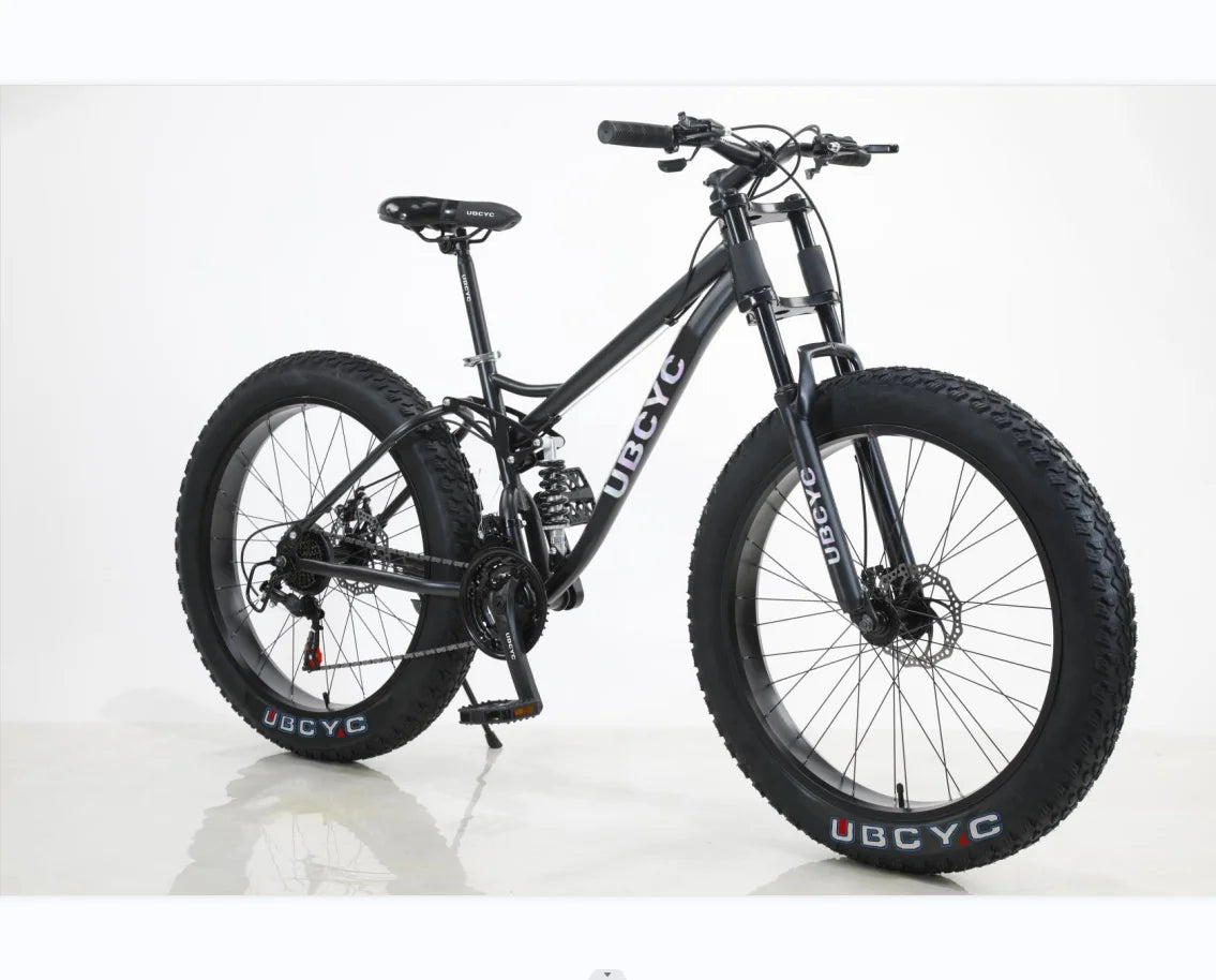 Fat Tire Mountain Bike for Adults | 26" 27.5" 29" | 21-Speed | Disc Brake | All-Terrain MTB - Emprize360