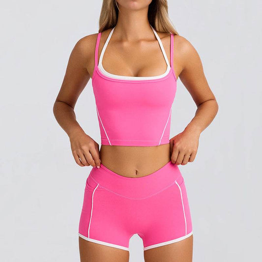 Women Sports Bra and Shorts Activewear Set for Fitness and Training - Emprize360