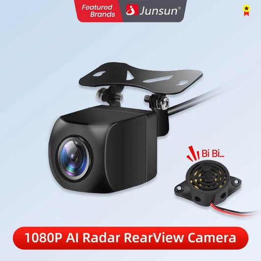 Junsun AHD 1080P Waterproof Rearview Camera with 145° Wide-Angle & Radar Alarm - Emprize360