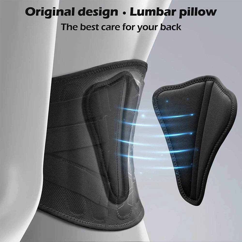 Lumbar Support Back Brace – Adjustable & Breathable Support - Emprize360