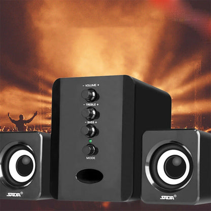 Portable USB Stereo Speakers – Surround Sound for PC, Laptop & TV