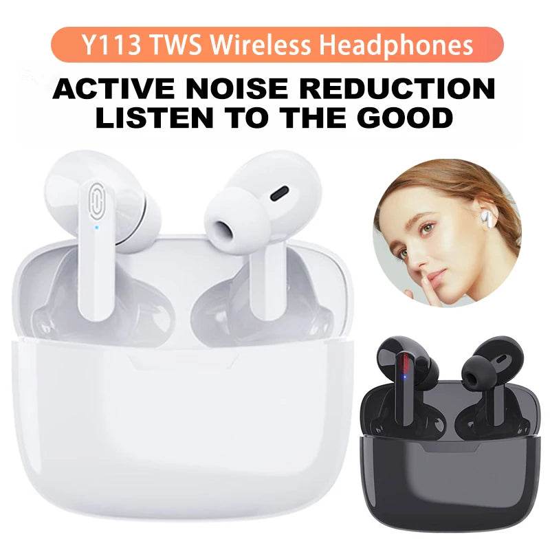 TWS Y113 Bluetooth Earphones Wireless Stereo Headset Waterproof Earpieces Sport Earbuds With Mic For Huawei Xiaomi PK I12 I9000 - Emprize360