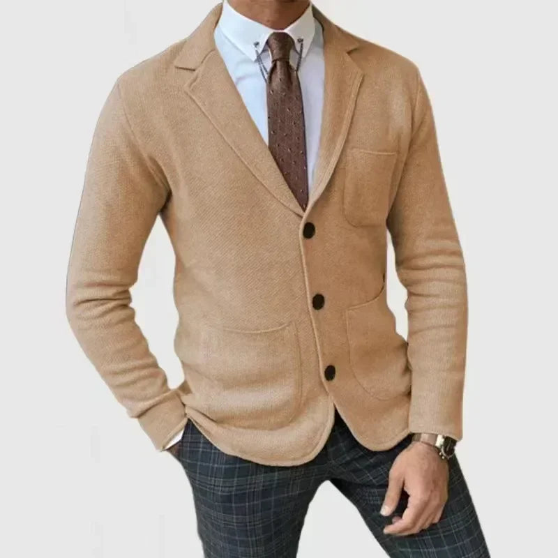 Men Blazer Jacket Business Office Casual - Slim Autumn Winter Suits Jacket for Male - Emprize360