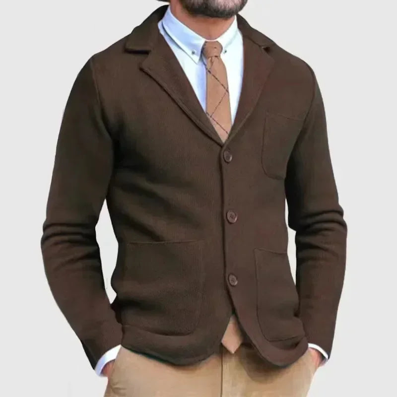 Men Blazer Jacket Business Office Casual - Slim Autumn Winter Suits Jacket for Male - Emprize360