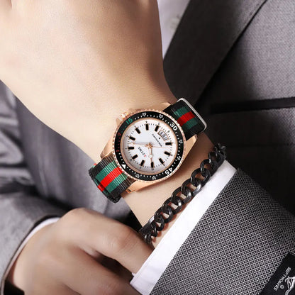 Classic Nylon Strap Quartz Watch