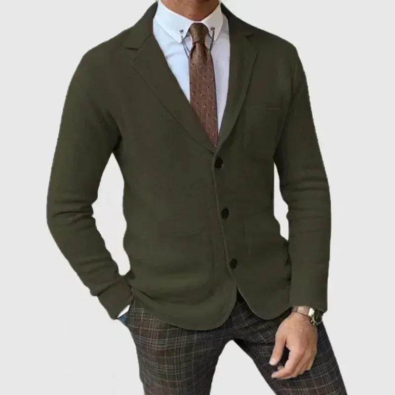 Men Blazer Jacket Business Office Casual - Slim Autumn Winter Suits Jacket for Male - Emprize360