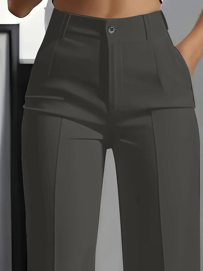 Minimalist High-Waisted Suit Trousers 2025