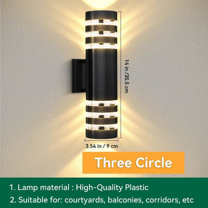 LED Wall Sconce Light with E27 Replaceable Bulb – Waterproof Outdoor & Indoor Wall Lamp for Bedroom, Balcony, Garden, and Stair Lighting - Emprize360