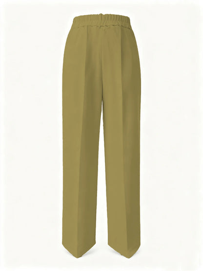 Minimalist High-Waisted Suit Trousers 2025