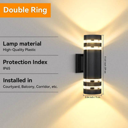 LED Wall Sconce Light with E27 Replaceable Bulb – Waterproof Outdoor & Indoor Wall Lamp for Bedroom, Balcony, Garden, and Stair Lighting - Emprize360