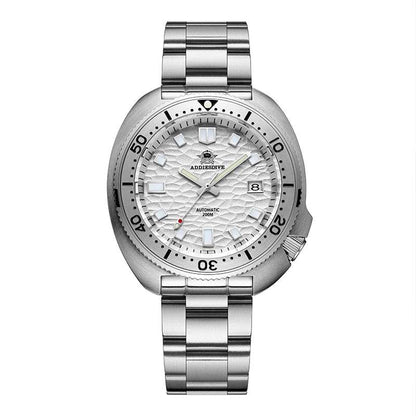 ADDIESDIVE Men's Silver Automatic Watch, NH35A, Waterproof - Emprize360