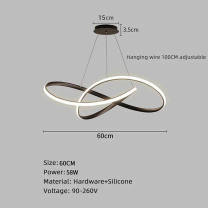 Modern Nordic LED Dining Room Pendant Lights – Ceiling Chandelier for Dining Table, Living Room, Bar Counter, Indoor Hanging Lamp - Emprize360