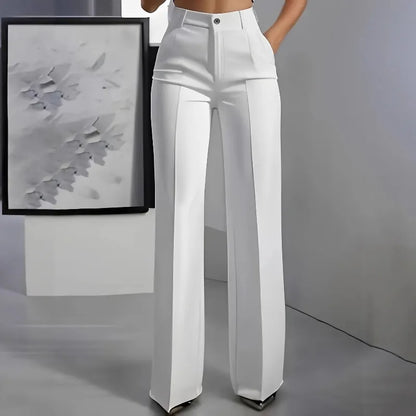 Minimalist High-Waisted Suit Trousers 2025