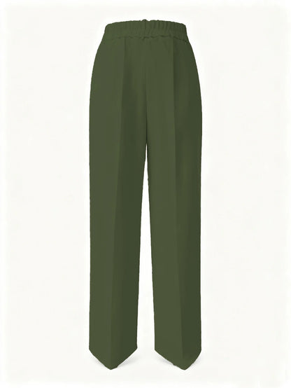 Minimalist High-Waisted Suit Trousers 2025