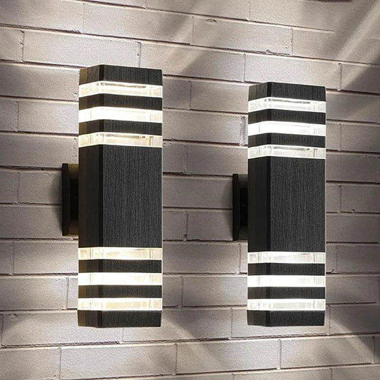 LED Wall Sconce Light with E27 Replaceable Bulb – Waterproof Outdoor & Indoor Wall Lamp for Bedroom, Balcony, Garden, and Stair Lighting - Emprize360