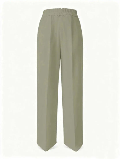 Minimalist High-Waisted Suit Trousers 2025
