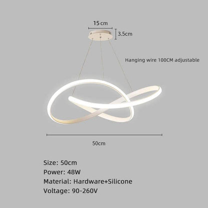 Modern Nordic LED Dining Room Pendant Lights – Ceiling Chandelier for Dining Table, Living Room, Bar Counter, Indoor Hanging Lamp - Emprize360