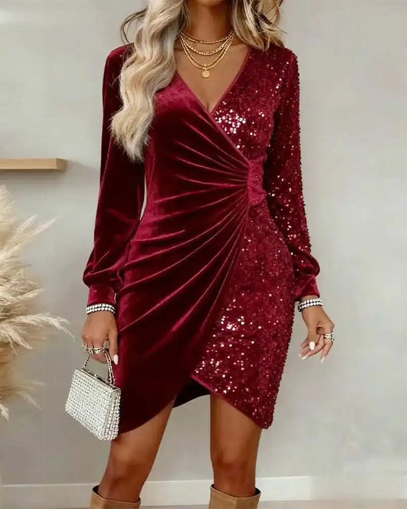 Sexy Fashionable Elegant Slim Fit Midi Dress