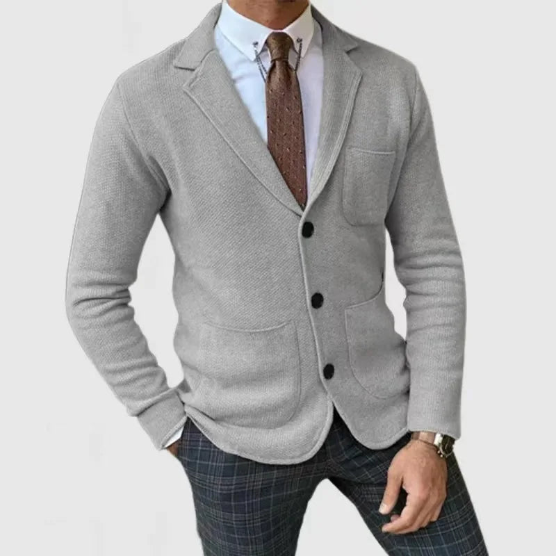 Men Blazer Jacket Business Office Casual - Slim Autumn Winter Suits Jacket for Male - Emprize360