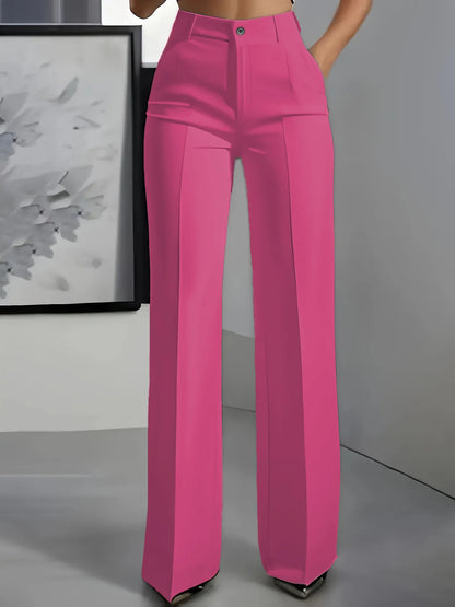 Minimalist High-Waisted Suit Trousers 2025