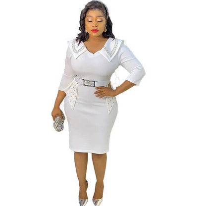 Fashion Beaded Wrap Dress for Women - Emprize360