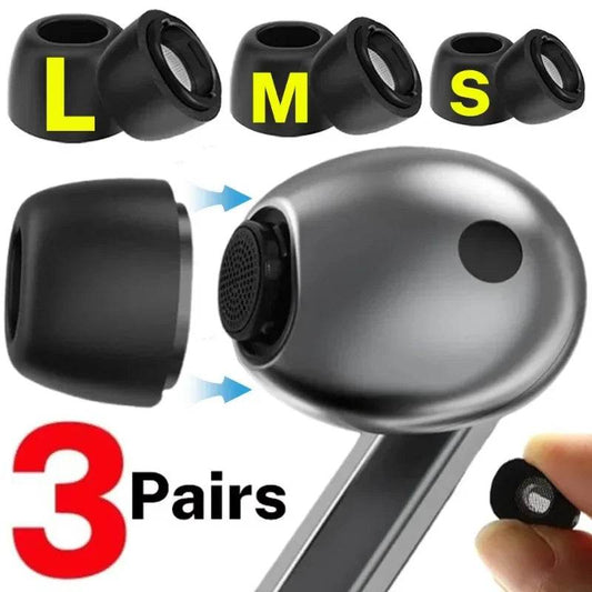 Memory Sponge Eartips for Samsung Galaxy Buds3 Pro Tip Earbuds in Ear Bluetooth Headset Replacement Earplug for Galaxy Buds3 Pro - Emprize360