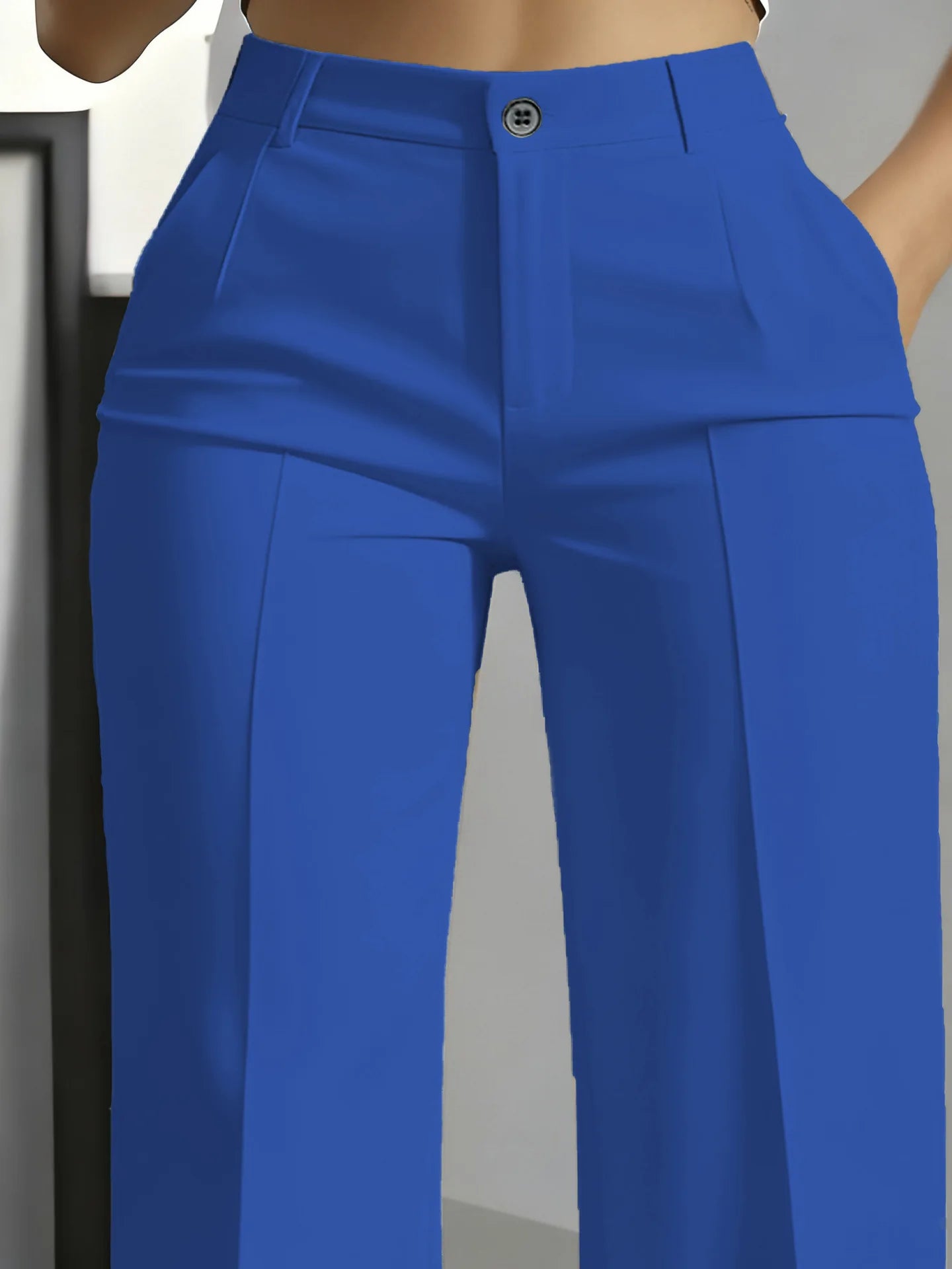 Minimalist High-Waisted Suit Trousers 2025