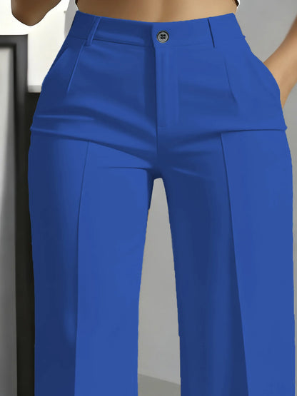 Minimalist High-Waisted Suit Trousers 2025