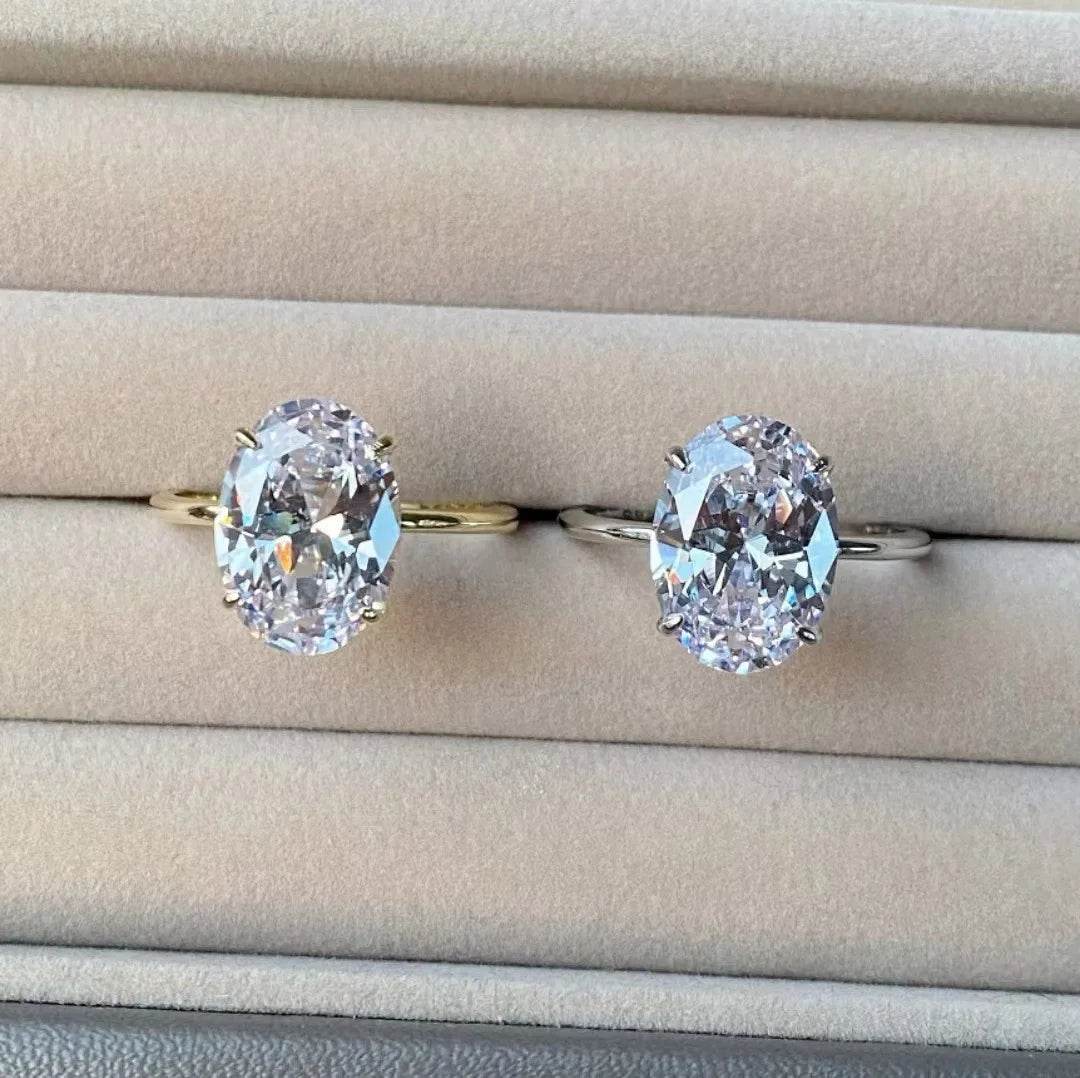 Women's Gold Plated Engagement Ring - Emprize360