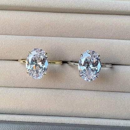 Women's Gold Plated Engagement Ring - Emprize360