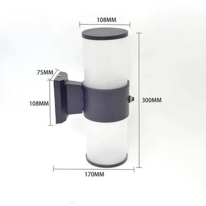 Smart Light Control Sensor Outdoor Wall Lamp – Waterproof E27 & GU10 Garden Lighting with Glass Design - Emprize360