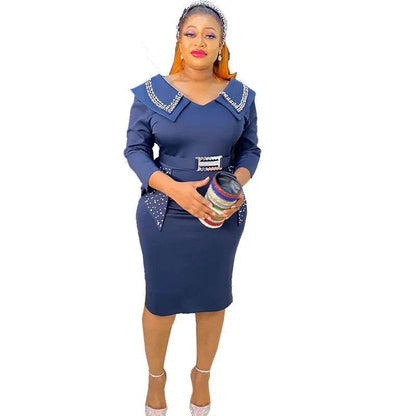 Fashion Beaded Wrap Dress for Women - Emprize360