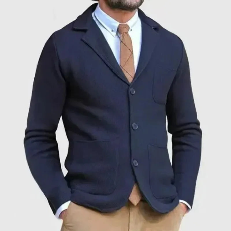 Men Blazer Jacket Business Office Casual - Slim Autumn Winter Suits Jacket for Male - Emprize360