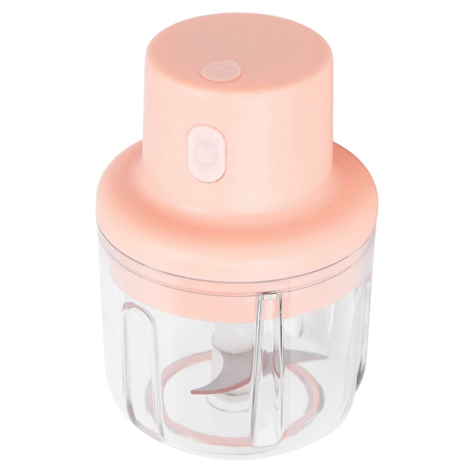 250ml Pink Electric Meat Grinder & Food Chopper – Mini USB Charging Kitchen Shredder - Emprize360